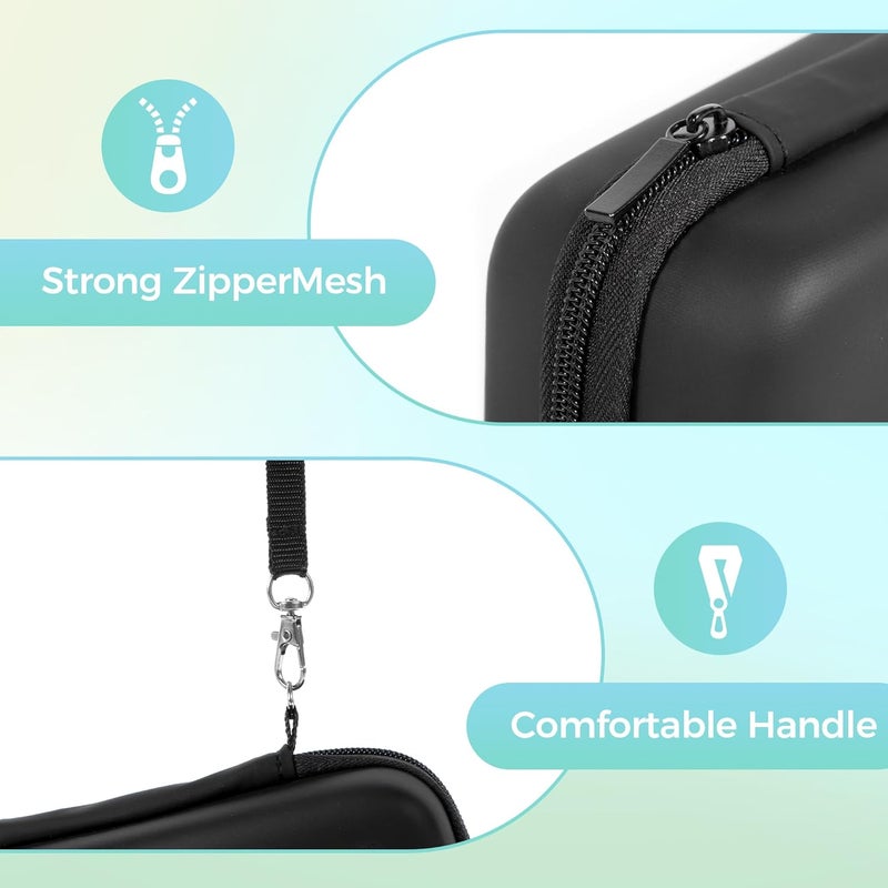 Nelko Genuine Case Compatible P21 Label Maker, Compatible with Most Mini Label Printers, Holder for Labeler Makers Printer & Labeling Tapes, Box with Mesh Pocket for Batteries Accessories (Case Only) - Image 3